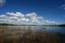 Two kayakers on Nine Mile Pond in Everglades National Park, Florida.