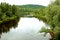 Two kayaks on Gauja river