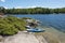 Two Kayaks on an Island