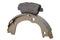 Two kinds asbestos brake pads for disc brakes and shoe for drum brakes.