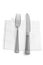 Two kitchen utensils. fork and knife isolated