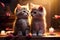 Two kittens share romantic connection, embodying Valentines Day sentiment
