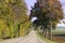 Two-lane highway in the hills of France