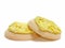 Two Lemon Frosted & Sprinkled Sugar Cookies