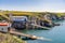 The two lifeboat stations in St Justinians, Wales