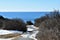 Two Lights State Park and surrounding ocean view on Cape Elizabeth, Cumberland County, Maine, ME, United States, US, New England