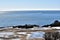 Two Lights State Park and surrounding ocean view on Cape Elizabeth, Cumberland County, Maine, ME, United States, US, New England