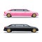 Two Limousine Icons Set