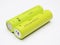 Two Lithium Ion Rechargeable Batteries Cells type 18650 standard pole