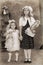Two little girls Vintage Photograph
