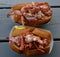 Two lobster rolls