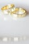 Two lovely golden wedding rings