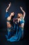 Two magnificent female dancers