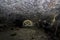 Two Men Sitting In Lava Tube Cave