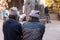 Two men in traditional dhaka topi hat