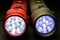 Two Modern LED Flashlights