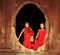 Two Monks Pondering, Myanmar (Burma)