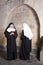 Two nuns in an old convent