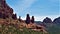Two nuns rock formations in Sedona