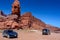 Two off-road vehicle on dirt road in Canyonlands National Park, Utah State, USA