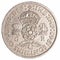 Two old british shillings coin