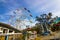 Two Old Ferris Wheels Stored On Farm