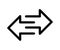 Two opposite arrows exchange vector icon. Transfer Arrow symbol. Different black directional icons, illustration for web