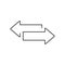 Two opposite arrows icon. Transfer sign for your design