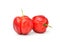 Two organic acerola cherries