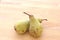 two organic fresh pear Abate