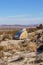 Two outdoor sleeping pods in the Mojave Desert of Joshua Tree, California