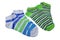 Two Pairs of Different Sport Striped Ladies Socks