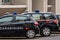 two parked carabinieri cars