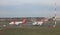 two passenger planes on the runway of Zhukovsky airport Russia