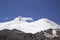 Two peaks of Elbrus - highest mount in Europe