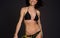 Two Piece Happiness Feamle Torso Black Bikini