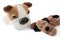 Two Plush Dogs Side by Side
