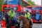 Two police officers on horses