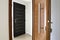 Two pvc wood color doors