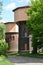 Two railway water towers (1890 and 1907). City Gusev, Kaliningrad region