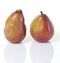 Two Red d\'Anjou Pears Isolated