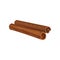 Two rolled cinnamon sticks. Aromatic condiment. Fragrant spice. Cooking ingredient. Flat vector design