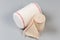 Two rolls of the woven elastic medical bandages different sizes