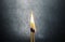 Two Romantic Matchsticks burning In Love. Love And Romance Concept. Matchstick art photography used matchsticks.