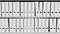 Two rows of empty office binders. 3D rendering