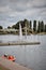 Two sailboats near pier