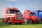 Two Scania 143H Conventional Trucks on the Show