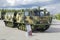 Two-section tracked amphibious transporter