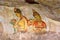 Two Sigiriya maiden with flowers: one of the 5th c