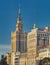 Two skyscrapers, symbols of Warsaw